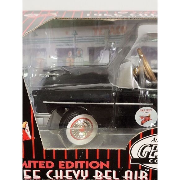 Texaco Fire Chief Black 1955 Chevy Bel Air Diecast Pedal Car By Gearbox #A67 - Picture 8 of 11